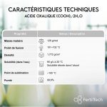 Acide Oxalique 1.5 kg – Sel d’oseille ultra pur ≥ 99,6% | Nettoyant puissant pour bois grisé, marbre, aluminium, métaux, sols | Usage maison, bricolage, rénovation, atelier – Image 4