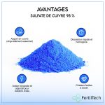 Sulfate de Cuivre 1.5 kg - Traitement Algues, Engrais Plantes & Préparation Bouillie Bordelaise | Anti-Mildiou & Fongicide Naturel | Qualité Agricole & Aquaponie – Image 5