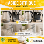 Acide Citrique Monohydraté 1.5 kg E330 Qualité Alimentaire & Technique 100% Pur Pour Usages Alimentaires Cuisine et Pâtisserie | Convient Aussi au Nettoyage Naturel Vegan – Image 3