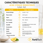 Acide Citrique Monohydraté 1.5 kg E330 Qualité Alimentaire & Technique 100% Pur Pour Usages Alimentaires Cuisine et Pâtisserie | Convient Aussi au Nettoyage Naturel Vegan – Image 4