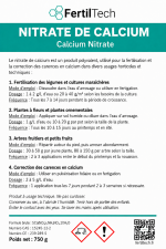 Nitrate de Calcium 750 g – Engrais riche en Calcium pour Potager, Tomates, Légumes, Arbres Fruitiers, Fleurs et Plantes Ornementales | Fertigation, Arrosage, Carences Calcium – Image 3
