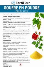 Soufre en Poudre 750 g – Correcteur de pH, Traitement Fongicide Naturel, Anti-Oïdium, Répulsif Insectes – Sols, Jardin, Potager, Verger, Agriculture – Image 2