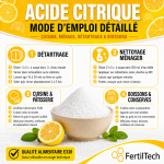 Acide Citrique Monohydraté 1.5 kg E330 Qualité Alimentaire & Technique 100% Pur Pour Usages Alimentaires Cuisine et Pâtisserie | Convient Aussi au Nettoyage Naturel Vegan – Image 7