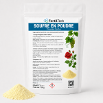 Soufre en Poudre 750 g – Correcteur de pH, Traitement Fongicide Naturel, Anti-Oïdium, Répulsif Insectes – Sols, Jardin, Potager, Verger, Agriculture