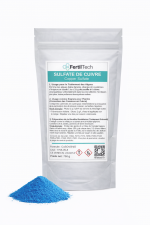 Sulfate de Cuivre 750 g - Traitement Algues, Engrais Plantes & Préparation Bouillie Bordelaise | Anti-Mildiou & Fongicide Naturel | Qualité Agricole & Aquaponie