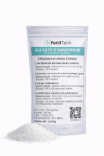 Sulfate d’Ammonium 1.5 kg | Engrais azoté 21 % N + 24 % Soufre pour potager, gazon, arbres fruitiers, haies, sols alcalins, jardin, maraîchage, correction du pH, agriculture