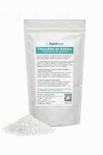 Thiosulfate de sodium pentahydraté 250 g – Produit chimique industriel pour neutralisation du chlore, traitement de l’eau, procédés techniques et usages industriels