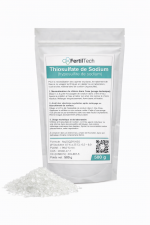 Thiosulfate de sodium pentahydraté 500 g – Produit chimique industriel pour neutralisation du chlore, traitement de l’eau, procédés techniques et usages industriels